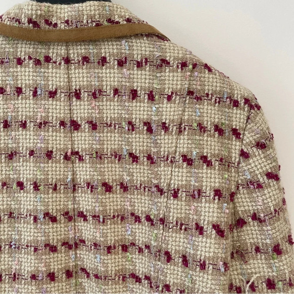 Y2K  tweed‎ longline blazer / jacket - Picture 7 of 10